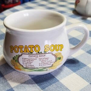 Vintage Dat'l Do It Potato Soup Recipe Mug